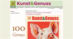 Desktop Screenshot of kunstgenuss.walberla.de